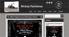 Desktop Screenshot of mickeypantelous.com